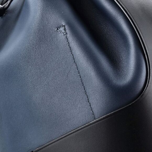 Loewe Balloon Bucket Bag Leather Small Blue - Picture 6 of 7